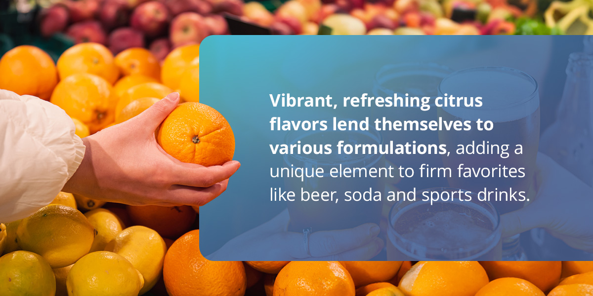 Exploring Citrus Flavor Innovation Across the Beverage Industry