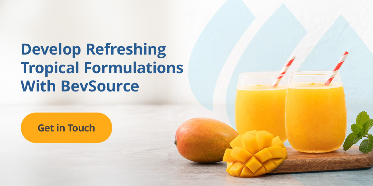 Develop Refreshing Tropical Formulations With BevSource