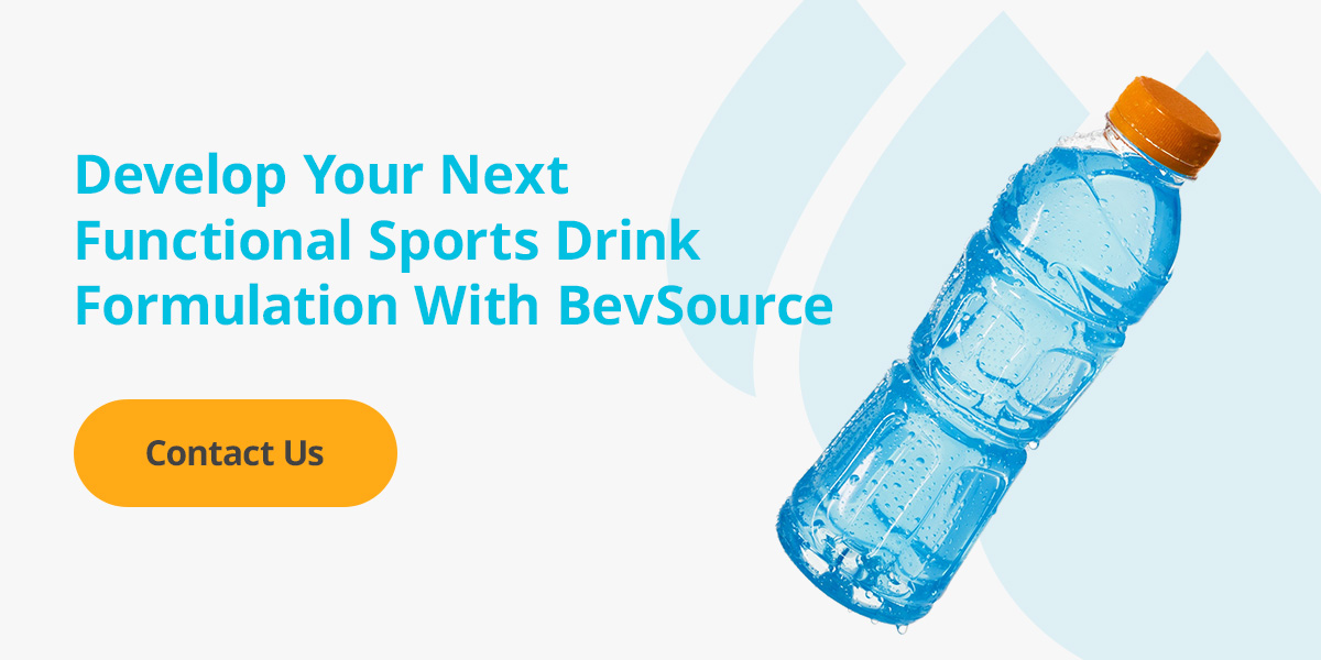 Develop Your Next Functional Sports Drink Formulation With BevSource