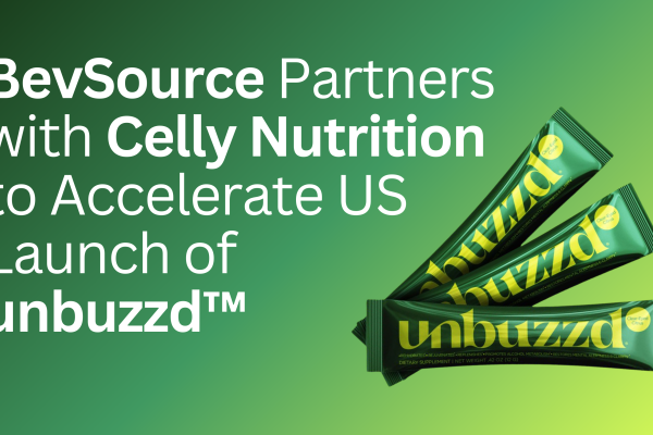 BevSource Partners with Celly Nutrition to Accelerate US Launch of Innovative Beverage unbuzzd™