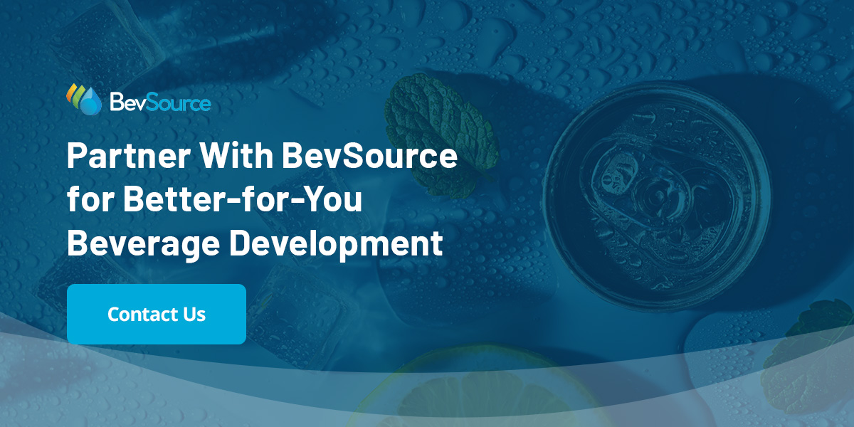 Partner With BevSource for Better-for-You Beverage Development